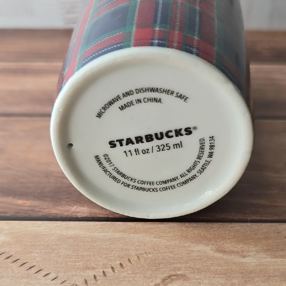 Starbucks stylish plaid